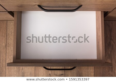 Foto stock: Wooden Drawer