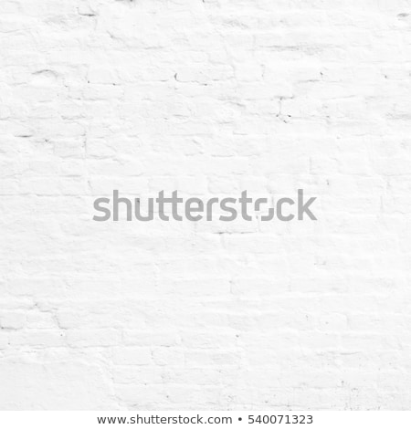 Foto stock: Vintage White Background Brickwall