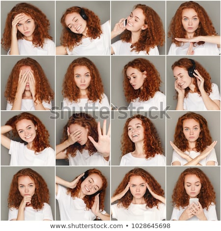Zdjęcia stock: Expressive Redhead
