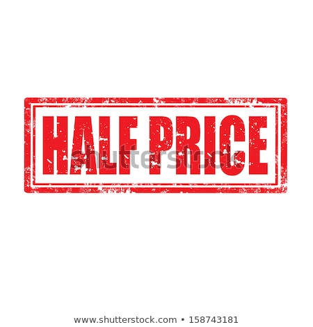 Half Price Stamp Foto stock © carmen2011