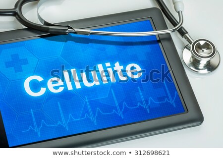 Stockfoto: Cellulite On The Display Of Medical Tablet