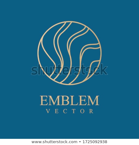 Foto stock: Water Wave Logo Template Vector