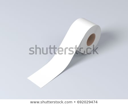 Stock photo: Roll Of White Sticky Tape 3d Rendering