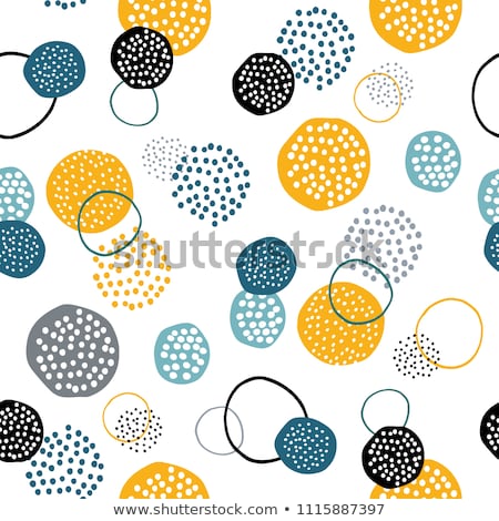 ストックフォト: Vector Seamless Pattern With Hand Drawn Abstract Elements Unique Design Creative Background Sketc