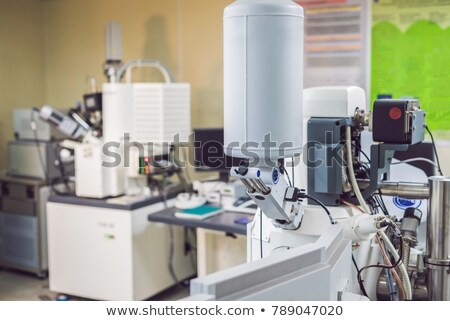 Zdjęcia stock: Scientific Laboratory With A Couple Of Electron Microscopes