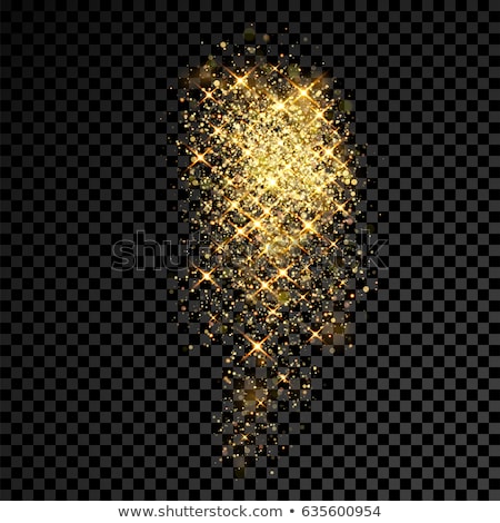 Foto stock: Glamorous Gold Shiny Glow And Glitter Luxury Holiday Background