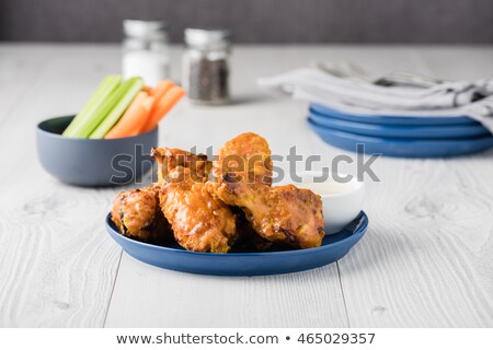 Stockfoto: Blue Cheese Garlic Chicken Wings