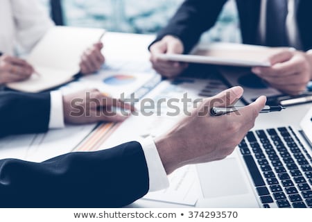 ストックフォト: Financial Advisor And Business Analyst Working