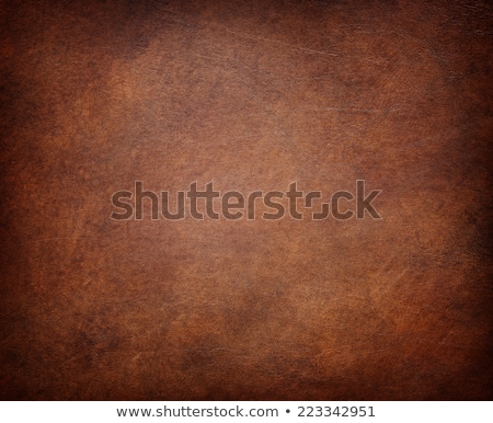 ストックフォト: Brown Leather Texture Closeup