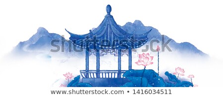 Stockfoto: Architecture Of Chinese Pavilion