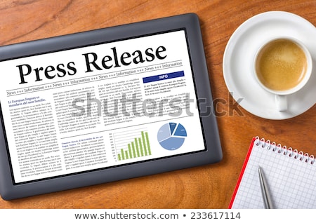 [[stock_photo]]: Tablet On A Desk - Press Release