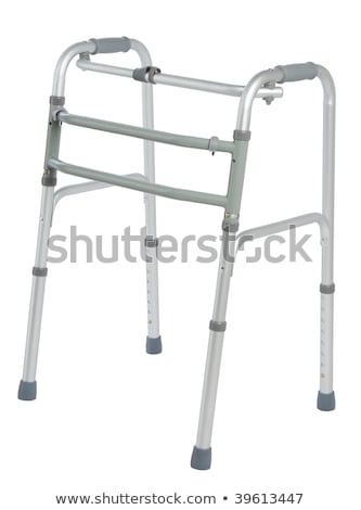 Stock fotó: Walker Orthopedic Equipment Over White