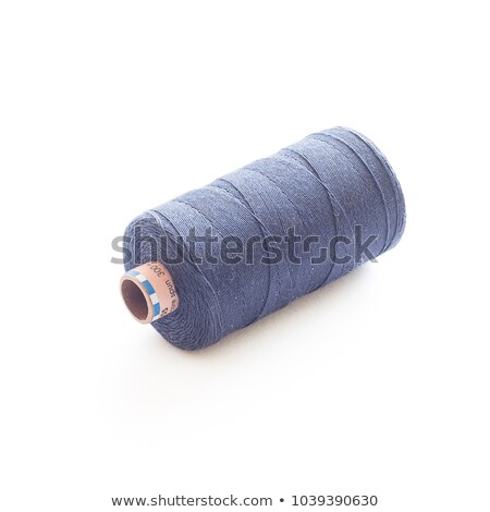 Stock fotó: Bobbin Of Red Thread Isolated On The Background