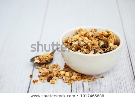 Tigela de granola Foto stock © almaje