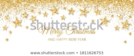 Stockfoto: Banner With Christmas Border