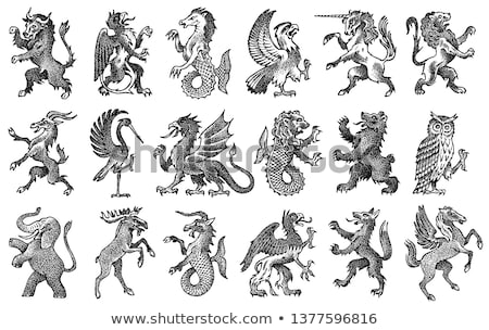 Stock photo: Image Of The Heraldic Griffin