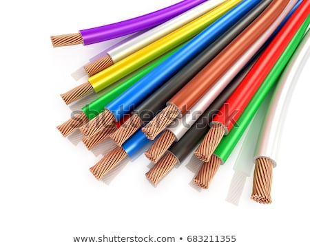 Stockfoto: Close Up Of Cable And Wires