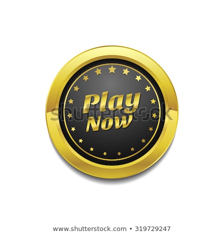 play now button Stock Vector