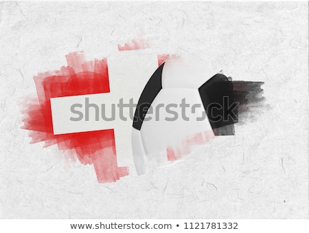 Foto stock: Black And White Football Against Parchment