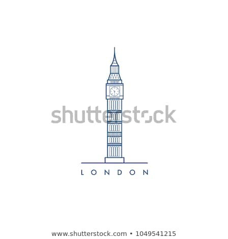 [[stock_photo]]: Tower Bridge Big Ben London Vector Illustration