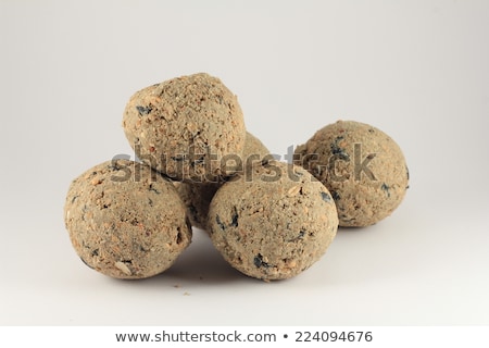 Сток-фото: Pile Of Fat Balls For Birds