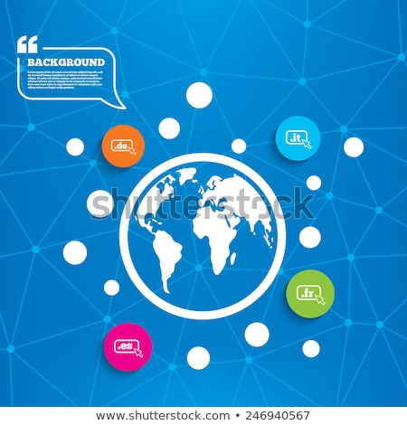 Stock fotó: Internet Top Level Domain Of France