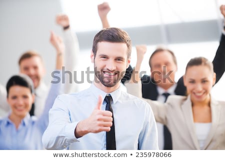 Stock foto: Male Hand Showing His Thumb Up Positivity Concept
