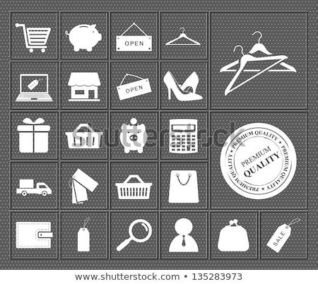 Stockfoto: Metallic Shopping Bags And Shoes