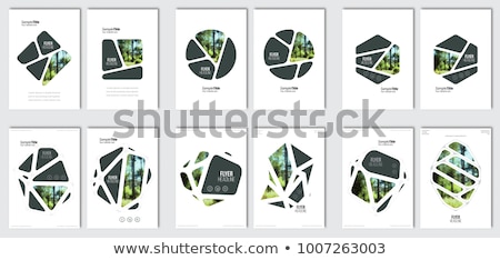 Stockfoto: Set Of Flyer Design Web Templates Brochure Designs