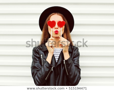 Stok fotoğraf: Portrait Of A Fashion Pretty Girl