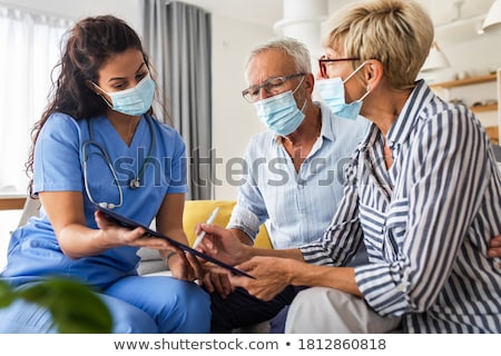 Foto stock: Doctor Home Visits