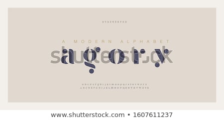 Foto stock: Alphabets