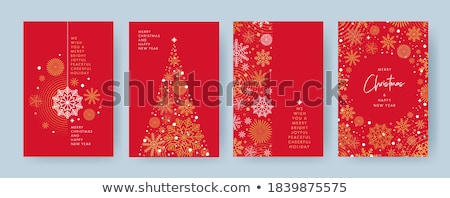 ストックフォト: Christmas Snowflakes Card