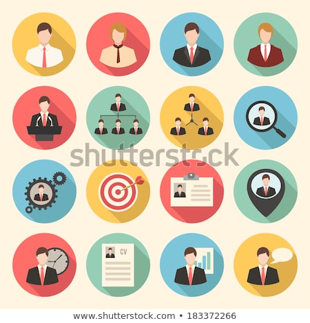 Foto stock: Humans Flat Icon