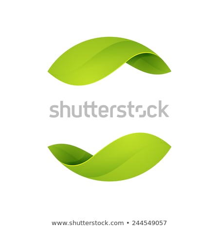 Foto stock: Sphere From Green Leaf