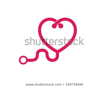 Сток-фото: Heart Icon And Stethoscope