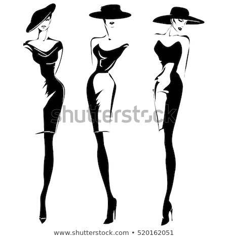 [[stock_photo]]: Beautiful Retro Fashion Women Set