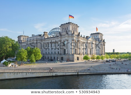 Berlin With Reichstag 商業照片 © Neirfy