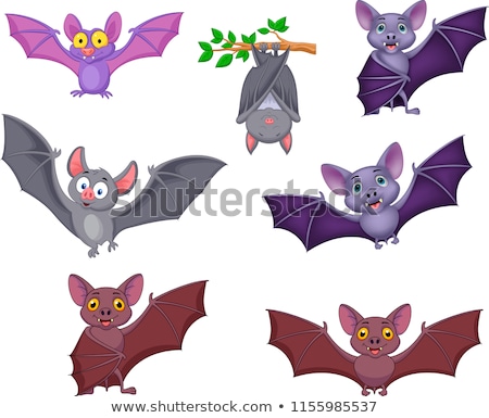 Stock fotó: Cartoon Bat