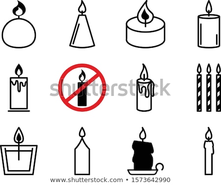 Foto stock: Icon Candlelight