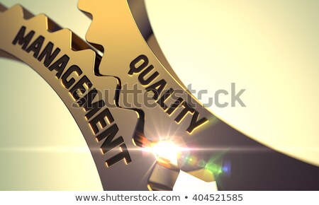 Stock photo: Production Process On The Metal Gears