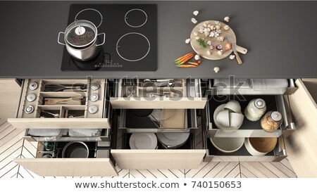 Zdjęcia stock: Organizer For Kitchen Utensils