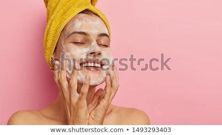 Stock fotó: Beauty Portrait Of A Delighted Young Topless Woman