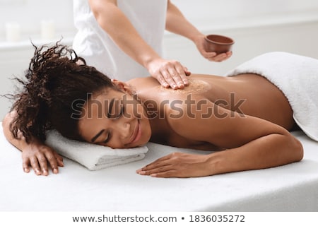 Zdjęcia stock: Woman Having A Massage