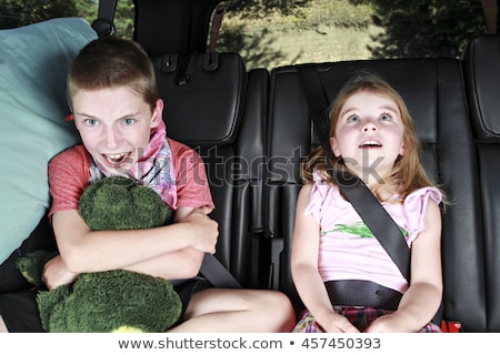 Zdjęcia stock: Close Up Portrait Of Angry Little Boy Isolated On White Backgrou