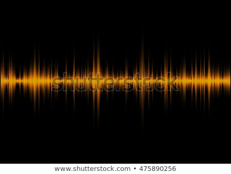 Orange And Yellow Music Equalizer Background Foto stock © iunewind