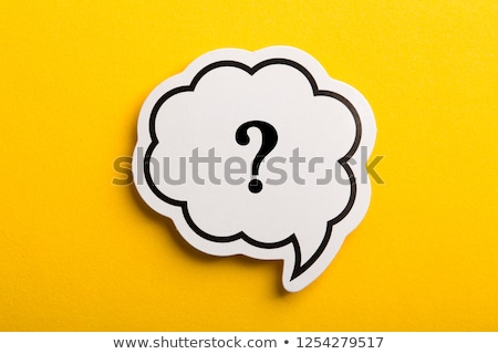 Foto stock: Sign With Question And Question Mark