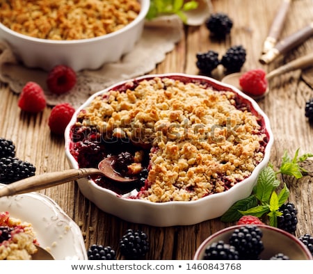 Stock photo: Berry Crumble