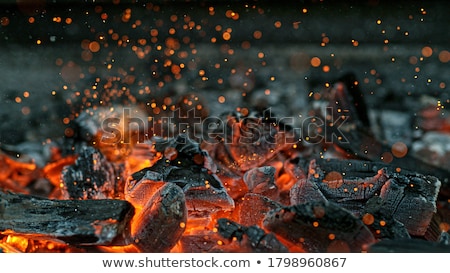 Foto stock: Live Coals