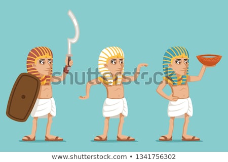 Foto stock: Ancient Arab Warrior Character